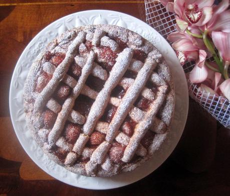 Torta a strati con marmellata di prugne - Layer cake with plum jam