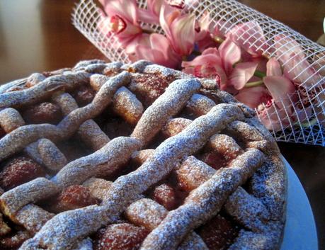 Torta a strati con marmellata di prugne - Layer cake with plum jam