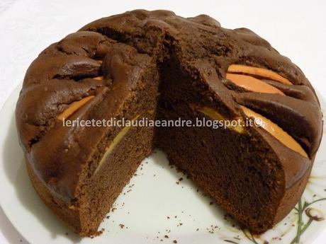 Torta al cacao con cachi