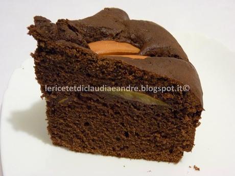 Torta al cacao con cachi