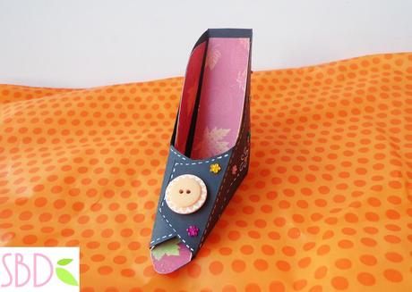 halloween: Scatola Scarpa da Strega porta dolci - Witch Shoe sweets box