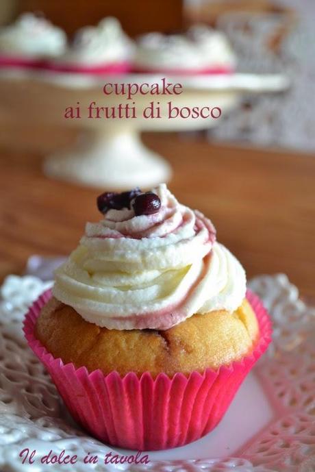 Capcake ai frutti di bosco