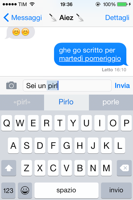 Parolacce in iOS