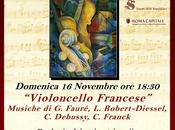 Camera Musicale Romana concerto Domenica Novembre “Violoncello francese”