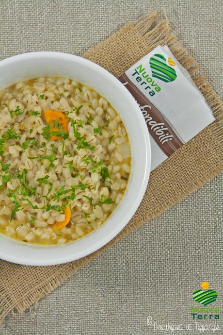 Minestra orzo e porri Nuova Terra / Barley and leek soup by Nuova Terra