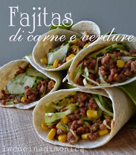 le fajitas con tortillas hand made