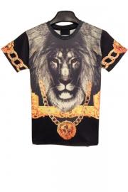 lifelike-lion-short-sleeve-tee