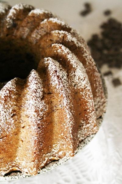 Ciambellone banana e cioccolato