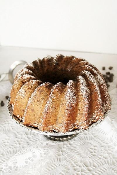 Ciambellone banana e cioccolato