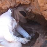 inizio dello scavo alla Cueva dell'Aria foto A.Gomez arch.storico G.S.M.