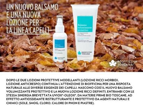 novita biofficina toscana Balsamo Volumizzante Protettivo Biofficina Toscana,  foto (C) 2013 Biomakeup.it