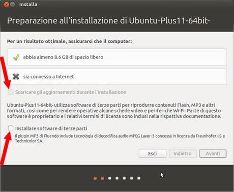DVD Ubuntu Plus 11 preparazione  installazione