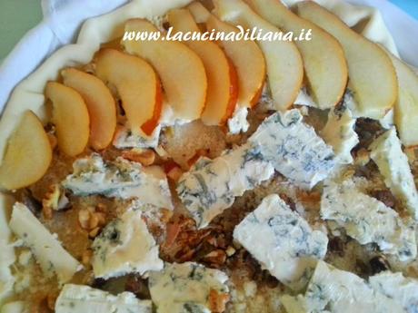 Quiche con Pere Gorgonzola e Noci