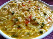 Risoni verde zucchina formaggio affumicato