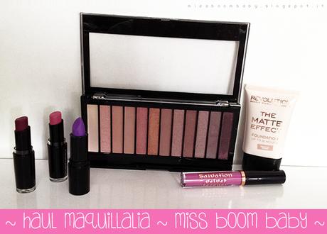 Haul: Maquillalia.com - Make Up Revolution & Wet n' Wild Haul: Maquillalia.com - Make Up Revolution & Wet n' Wild