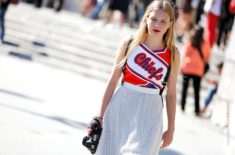 In the Street...Baseball T-shirt...For vogue.it