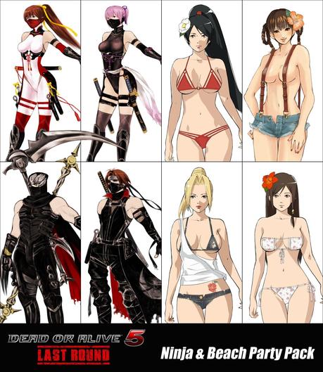 Spuntano deliziosi artwork per i DLC di Dead or Alive 5: Last Round