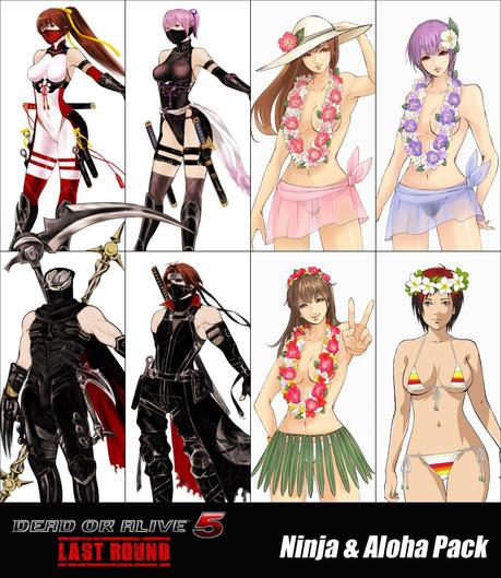 Spuntano deliziosi artwork per i DLC di Dead or Alive 5: Last Round