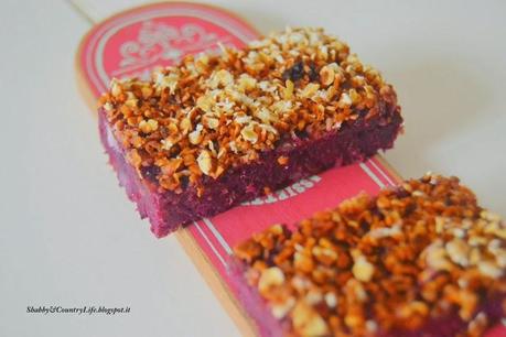 Red Carrots and apple bars (Healty recipe) . shabby&Countrylife.blogspot.it