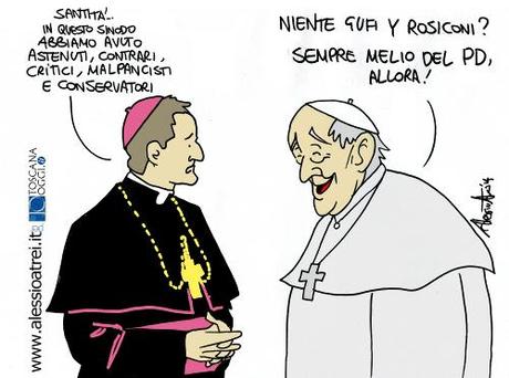 Sinodo Vaticano Papa Francesco PD fugi rosiconi