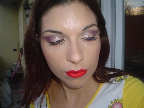 Makeup look con i Velvet Lip Lacquer di Makeup Revolution