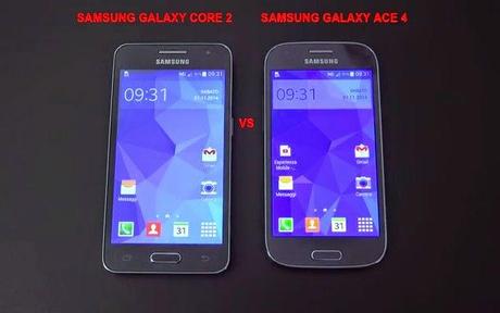 Samsung Galaxy Ace 4 vs Samsung Galaxy Core 2: video confronto in italiano