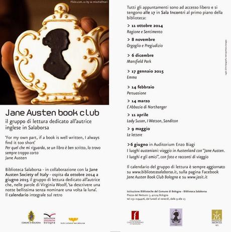 Jane Austen Book Club Bologna: incontro su 'Orgoglio e pregiudizio' [Sab 8 Nov]