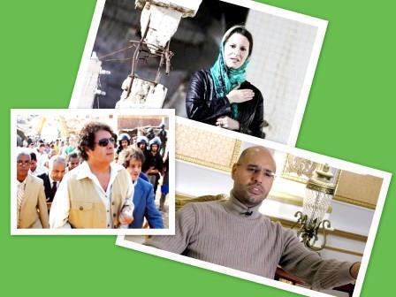 In alto come in basso: la filiera del caos in Libia collage Said Aisha Ahmed Gheddafi
