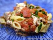 pasta mare pesce azzurro: mezze penne sugo acciughe sardine