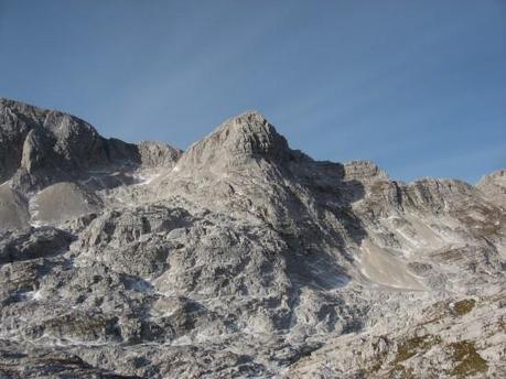 Cima Kanin, versante Sud sloveno