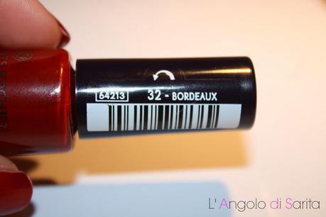 Nail Polish Review: n°32 Bordeaux Yves Rocher