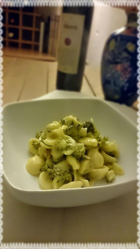 Orecchiette alla carbonara di broccoli e salame Toscano