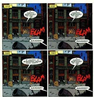 Garth Ennis – Hitman (terza parte): serialità, citazionismo, composizione Hitman Garth Ennis Dal n. 57, p. 5. © dc Comics.