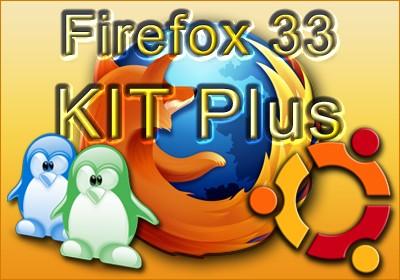 Firefox 33 KIT Plus Linux e Ubuntu