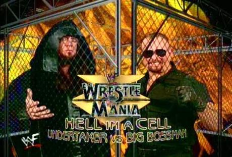 Risultati immagini per undertaker vs big boss man hell in a cell