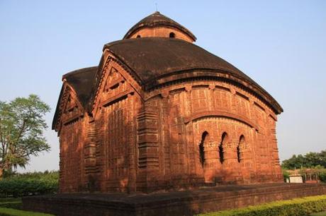 Jhor Bangla Temple, Bishnupur, West Bengal. Foto di Marco Restelli 