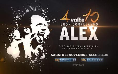 Del Piero, grande successo sui social network per lo speciale Sky Sport #ADP10x4