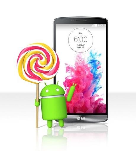 Android 5.0 Lollipop in arrivo sull'LG G3 prima che sul Nexus 5