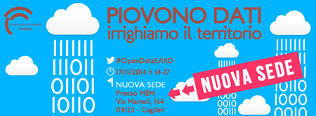 Piovono Dati. Irrighiamo il territorio #OpenDataSARD