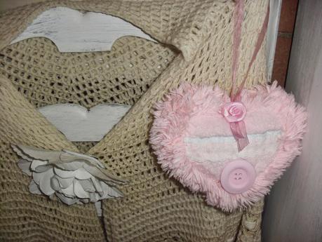 Shabby chic, rosa, come ciò che vedono i miei occhi.