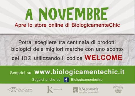 È nato BiologicamenteChic, e-commerce dedicato ai prodotti cosmetici biologici e naturali