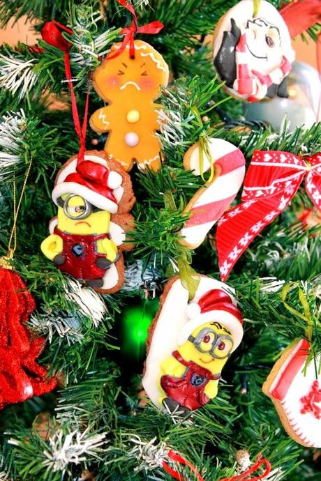 Biscotti da appendere all'albero - Minions