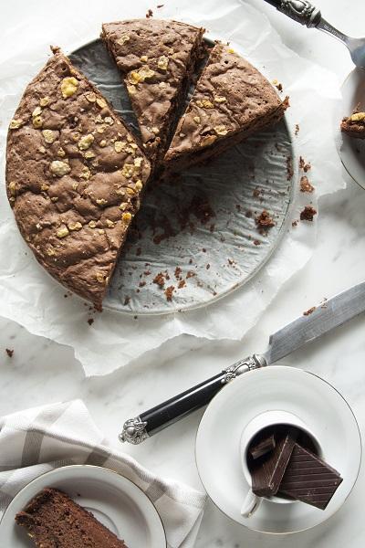 Torta al cioccolato senza lievito 