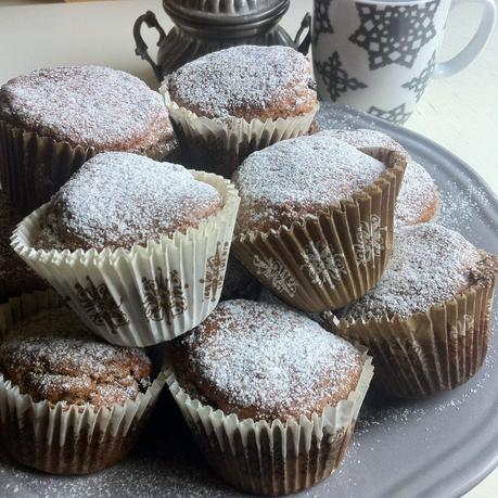 Muffins al cappuccino e cioccolato