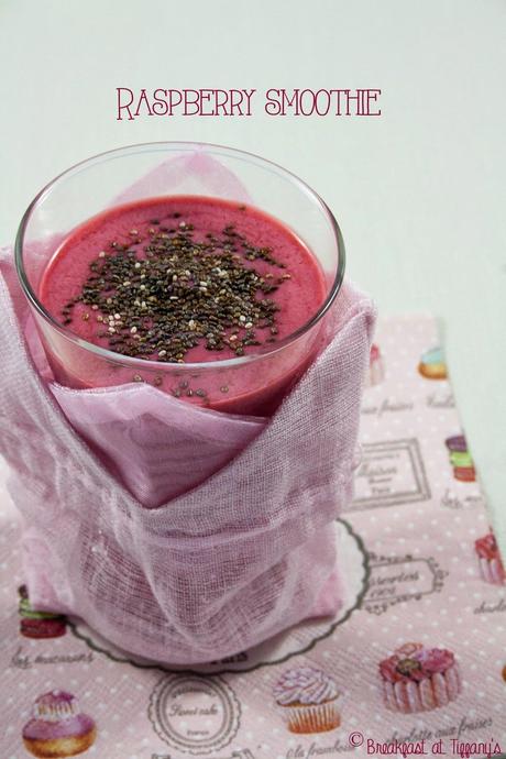 Lo smoothie ai lamponi / Raspberry smoothie recipe