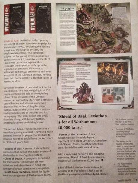 Shield of Baal Leviathan: immagini da White Dwarf