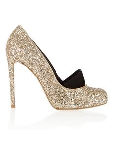 Elegant Siver Stiletto Heels Prom Shoes