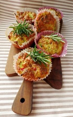 Muffin al tonno, zucchine e ...