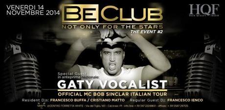 La voce di Gaty Vocalist protagonista a Pisa al Caragatta Club in occasione dell'esclusivo evento BECLUB