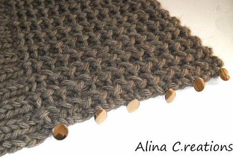 Scaldacollo ai ferri a punto coste zigzag con Candy Classic di Adriafil e spiegazione / Knitted rickrack stitch neckwarmer with Candy Classic by Adriafil free pattern